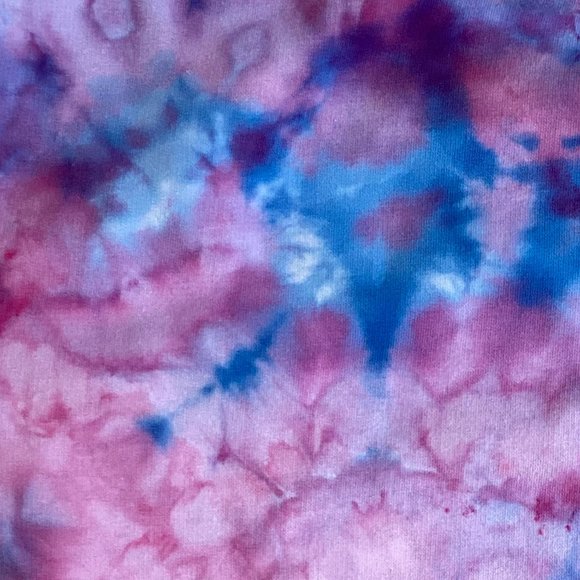 Fila Long Sleeve Crew Neck Custom Tie Dye Sweatshirt with Pockets - Picture 4 of 8